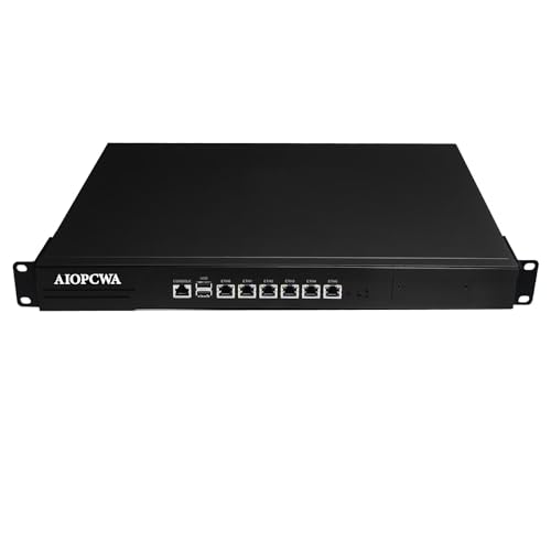 AIOPCWA 1U Firewall Appliance B250 Core i7 8700, 6X i225V 2.5GbE LAN Firewall Hardware VPN Router PC, DDR4 OPNsense Hardware 19”Rackmount for Homelab Server with VGA, SIM, Barebone AIOPCWA 1U Firewall Appliance B250 Core i7 8700, 6X i225V 2.5GbE LAN Firewall Hardware VPN Router PC, DDR4 OPNsense Hardware 19”Rackmount for Homelab Server with VGA, SIM, Barebone von AIOPCWA