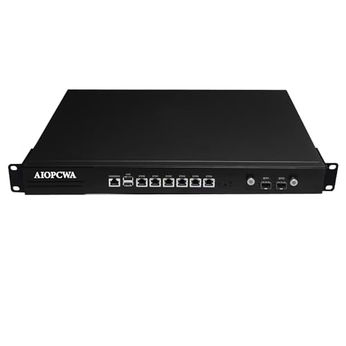 AIOPCWA 1U Firewall Appliance B250 Core i9 9900, 2 x 10Gb SFP+ LAN Firewall Hardware VPN Router PC, 32GB RAM 512GB SSD OPNsense Hardware 19”Rackmount for Homelab with VGA, SIM AIOPCWA 1U Firewall Appliance B250 Core i9 9900, 2 x 10Gb SFP+ LAN Firewall Hardware VPN Router PC, 32GB RAM 512GB SSD OPNsense Hardware 19”Rackmount for Homelab with VGA, SIM von AIOPCWA