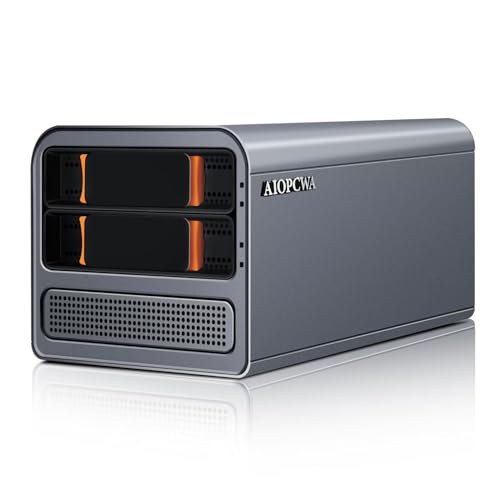 AIOPCWA 3-in-1 NAS Mini PC 2Bay, 12th Gen N100, Support 40T(2×20T) 2-Bay Storage, 2 × i226V 2.5GbE LAN, Mini Computer+NAS+Soft Router, HTPC, SMB, 16GB DDR5 RAM 2TB M.2 NVMe SSD AIOPCWA 3-in-1 NAS Mini PC 2Bay, 12th Gen N100, Support 40T(2×20T) 2-Bay Storage, 2 × i226V 2.5GbE LAN, Mini Computer+NAS+Soft Router, HTPC, SMB, 16GB DDR5 RAM 2TB M.2 NVMe SSD von AIOPCWA