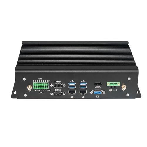 AIOPCWA Industrial Mini PC Fanless, Core i5 1335U, 6X COM RS232/RS485/RS422 Mini Computer, 2 x 2.5GbE i225V LAN, DDR5 64GB RAM 1TB NVMe SSD, Dual Band WLAN/BT, HD/VGA, Win/Linux AIOPCWA Industrial Mini PC Fanless, Core i5 1335U, 6X COM RS232/RS485/RS422 Mini Computer, 2 x 2.5GbE i225V LAN, DDR5 64GB RAM 1TB NVMe SSD, Dual Band WLAN/BT, HD/VGA, Win/Linux von AIOPCWA
