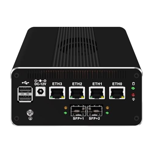 AIOPCWA Mini PC Router Micro Firewall Appliance, 10GbE SFP+, Core i3 N305, OPNsense Hardware, 4 x i226V 2.5GbE LAN Ports, Windows 11 Pro DDR5 8GB RAM 512GB NVMe SSD AIOPCWA Mini PC Router Micro Firewall Appliance, 10GbE SFP+, Core i3 N305, OPNsense Hardware, 4 x i226V 2.5GbE LAN Ports, Windows 11 Pro DDR5 8GB RAM 512GB NVMe SSD von AIOPCWA