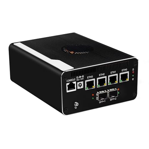AIOPCWA Mini PC Router Micro Firewall Appliance, 10GbE SFP+, Core i5 1240P, OPNsense Hardware, 4 x i226V 2.5GbE LAN Ports, Console COM, Router OS DDR5 32GB RAM 1TB NVMe SSD AIOPCWA Mini PC Router Micro Firewall Appliance, 10GbE SFP+, Core i5 1240P, OPNsense Hardware, 4 x i226V 2.5GbE LAN Ports, Console COM, Router OS DDR5 32GB RAM 1TB NVMe SSD von AIOPCWA