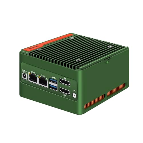 AIOPCWA N100 Mini PC NAS, 4X M.2 NVMe Micro PC with 2X i226V 2.5GbE LAN, DDR5 Mini Desktop Computer with 8GB RAM 128GB SSD, USB3.2, Support Dual 4K Display, WiFi7/BT5.4 Expandable AIOPCWA N100 Mini PC NAS, 4X M.2 NVMe Micro PC with 2X i226V 2.5GbE LAN, DDR5 Mini Desktop Computer with 8GB RAM 128GB SSD, USB3.2, Support Dual 4K Display, WiFi7/BT5.4 Expandable von AIOPCWA