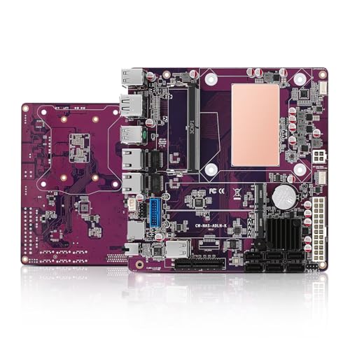 AIOPCWA N305 NAS Mainboard 6 Bay, 2 x i226-V 2.5GbE LAN Mini ITX Motherboard with 6× SATA3.0, DDR5 Computer motherboards with 2X M.2 NVMe, Barebone NO RAM NO SSD, TF Slot, PCIE x4 AIOPCWA N305 NAS Mainboard 6 Bay, 2 x i226-V 2.5GbE LAN Mini ITX Motherboard with 6× SATA3.0, DDR5 Computer motherboards with 2X M.2 NVMe, Barebone NO RAM NO SSD, TF Slot, PCIE x4 von AIOPCWA