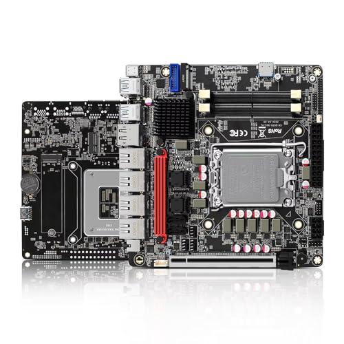 AIOPCWA Q670 LGA 1700 NAS Mainboard 6 Bay, 4 x i226 2.5GbE LAN Mini ITX Motherboard with 6× SATA3.0, 6× NVMe PC Motherboards with DDR5 16GB RAM 128GB SSD, i226-LM, PCIe x16, Type-C AIOPCWA Q670 LGA 1700 NAS Mainboard 6 Bay, 4 x i226 2.5GbE LAN Mini ITX Motherboard with 6× SATA3.0, 6× NVMe PC Motherboards with DDR5 16GB RAM 128GB SSD, i226-LM, PCIe x16, Type-C von AIOPCWA