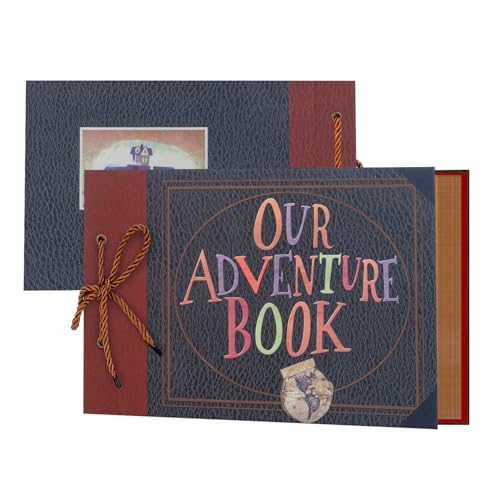 AIOR Scrapbook Fotoalbum zum Selbstgestalten, Adventure Book Album, Vintage DIY Fotoalben Hochzeit Gästebuch Fotobuch 80 Kraftpapier Seiten für Weihnachten Geburtstag Jahrestag Geschenk (B) AIOR Scrapbook Fotoalbum zum Selbstgestalten, Adventure Book Album, Vintage DIY Fotoalben Hochzeit Gästebuch Fotobuch 80 Kraftpapier Seiten für Weihnachten Geburtstag Jahrestag Geschenk (B) von AIOR