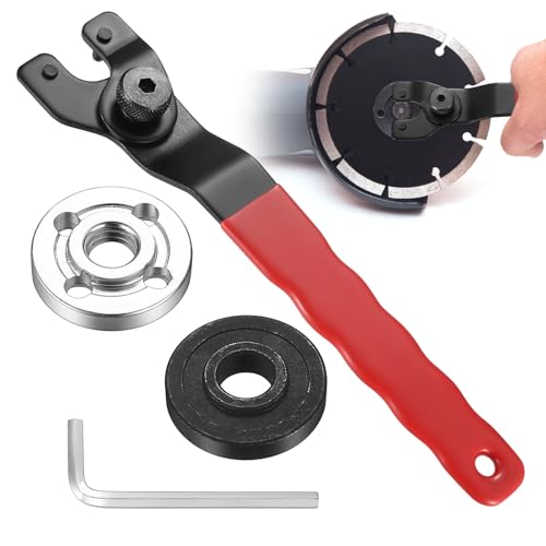 1Winkelschleifer Schlüssel, 8-48mm Verstellbarer Stiftschlüssel für Winkelschleifer Stiftschlüssel Universal Verstellbar Zapfenschlüsse Stirnlochschlüssel Lochschlüssel für Winkelschleifer Zubehör von AIOUHMYM