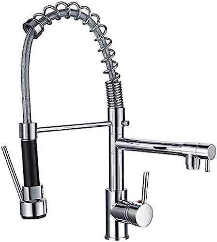 Frühlingsküchenspüle Wasserhahn Chrom Mit Auszug Sprühgerät Doppelfunktion Fluss 360 Rotation Eingriff Mischhahn Wasserhahn Wasserhahn Frühlingsküchenspüle Wasserhahn Chrom Mit Auszug Sprühgerät Doppelfunktion Fluss 360 Rotation Eingriff Mischhahn Wasserhahn Wasserhahn von AIPASTN