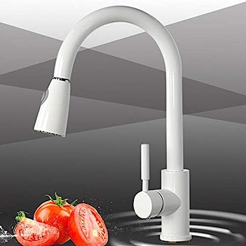 Küchenhahn Küche Wasserhahn Weiß Ausziehen Küchenspüle Wasserhahn Eingriff Mixer HAP 360 Rotation Küchen Dusche Wasserhahn Wasserhahn Küchenhahn Küche Wasserhahn Weiß Ausziehen Küchenspüle Wasserhahn Eingriff Mixer HAP 360 Rotation Küchen Dusche Wasserhahn Wasserhahn von AIPASTN