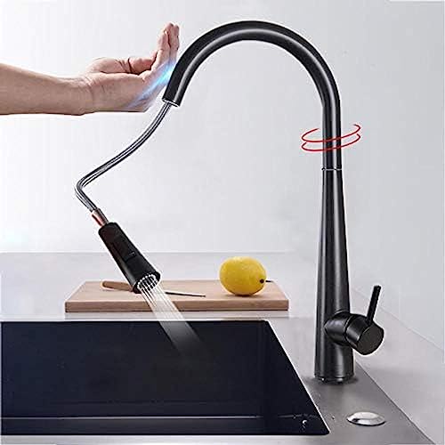 Touch Sensor Küchenarmaturen Ausziehen Smart Control Mixer Tap Stream Spray 2 Wege Touchsensor Dreh Küchenarmatur von AIPASTN