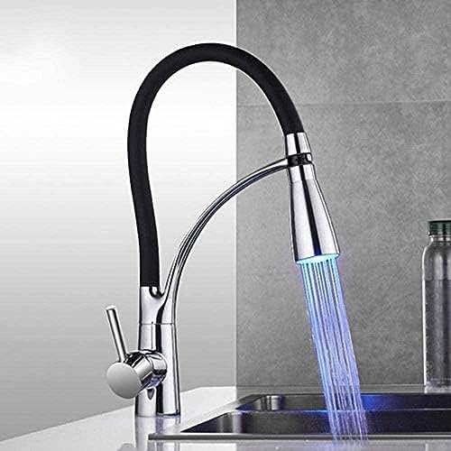 Wasserhahn Luxus Chrom Poliertes LED Gummiküche Wasserhahn Wasserhahn Wasserhahn 360 Grad Rotierende Ablauf -Sprühgerät -Wasserhahn Wasserhahn Wasserhahn Luxus Chrom Poliertes LED Gummiküche Wasserhahn Wasserhahn Wasserhahn 360 Grad Rotierende Ablauf -Sprühgerät -Wasserhahn Wasserhahn von AIPASTN