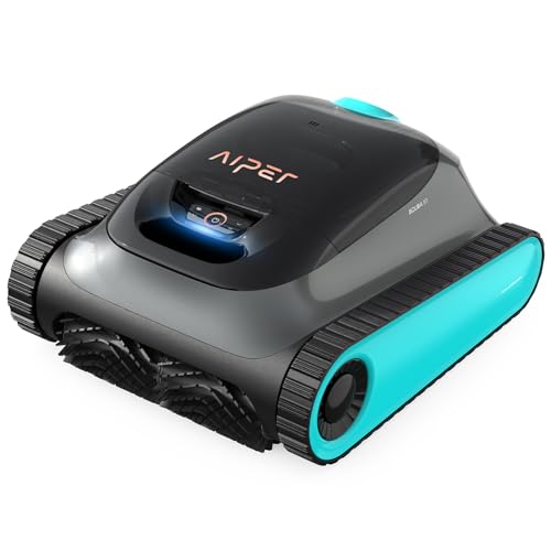 AIPER Scuba S1 Poolroboter Boden und Wand, Kabelloser Poolsauger mit Wandklettern, Intelligenten Navigation 2.0, 150 Minuten Batterielaufzeit, Poolreiniger für Eingelassene Pools bis zu 150㎡ von AIPER