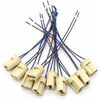 10 Stück G9 Lampenfassung, G9 Keramiksockelfassung mit 150 mm Teflongewinde für G9 LED-Halogenlampen zu Hause 10 Stück G9 Lampenfassung, G9 Keramiksockelfassung mit 150 mm Teflongewinde für G9 LED-Halogenlampen zu Hause von AIPERQ