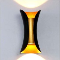 10W Moderne Innenwandleuchte Außenwandlampe Up Down Metall Wandlampe 3000K Warmweiß 10W Moderne Innenwandleuchte Außenwandlampe Up Down Metall Wandlampe 3000K Warmweiß von AIPERQ