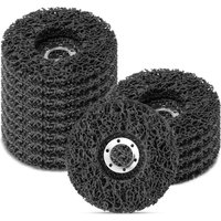 12er-Pack 4-1/2'' x 7/8'' Schleifscheiben zur Rostentfernung für Winkelschleifer aus Metall und Holz (schwarz) von AIPERQ