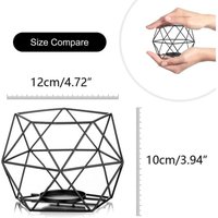 2 Stück Kerzenhalter, Hochzeitskerzenhalter, Dekorative Teelichthalter, Geometrische Teelichthalter Aus Metall, Kerzenständer, Für 2 Stück Kerzenhalter, Hochzeitskerzenhalter, Dekorative Teelichthalter, Geometrische Teelichthalter Aus Metall, Kerzenständer, Für von AIPERQ