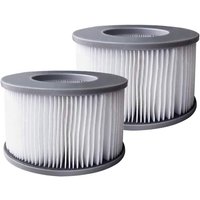 2 Whirlpool-Filter für aufblasbare MSpa-Pools, verbesserte Kartuschenpumpe für alle aktuellen MSPA-Spas 2 Whirlpool-Filter für aufblasbare MSpa-Pools, verbesserte Kartuschenpumpe für alle aktuellen MSPA-Spas von AIPERQ