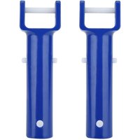 2 stücke V Kopf Griff Blau Schwimmen Pool V Form Clip Bürstenkopf Griff Ersatz Pool Zubehör von AIPERQ
