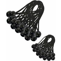 200 mm Bungee-Seil, Planen-Bungee-Seil, elastisches Seil, Pavillon-Bungee-Seil, Plane, Camping, Zelt, Vorhang-Verlängerungsgeschirr (30er-Pack) von AIPERQ