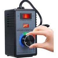 220 V AC 10 A 4000 W SCR-Motordrehzahlregler, elektronischer Spannungsregler, 220 V, Gouverneur, Dimmer, Thermostat, Motorlüfterdrehzahlregler von AIPERQ