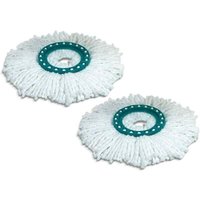 2er-Pack Clean Twist Disc Mop-Ersatzköpfe, ideal für Fliesen- und Steinböden, wasser- und schmutzabsorbierende Mikrofaser, Ersatzmopps, einfach zu 2er-Pack Clean Twist Disc Mop-Ersatzköpfe, ideal für Fliesen- und Steinböden, wasser- und schmutzabsorbierende Mikrofaser, Ersatzmopps, einfach zu von AIPERQ
