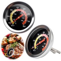 2er-Pack Holzkohlegrill-Thermometer mit 52 mm Zifferblatt für Ofen, Lamm, Rindfleisch, Pizza 2er-Pack Holzkohlegrill-Thermometer mit 52 mm Zifferblatt für Ofen, Lamm, Rindfleisch, Pizza von AIPERQ