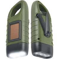 2er-Pack Solar- und Handkurbel-Taschenlampen – wiederaufladbarer Notfall-Dynamo mit Karabiner zum Wandern, Camping, Reisen 2er-Pack Solar- und Handkurbel-Taschenlampen – wiederaufladbarer Notfall-Dynamo mit Karabiner zum Wandern, Camping, Reisen von AIPERQ