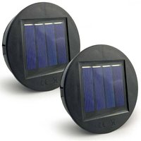 2er-Pack Solarleuchten-Ersatz mit 8 cm Durchmesser und transparenten LED-Solarabdeckungen, wasserdichte IP65-Solar-LED-Abdeckung für Solarleuchten im 2er-Pack Solarleuchten-Ersatz mit 8 cm Durchmesser und transparenten LED-Solarabdeckungen, wasserdichte IP65-Solar-LED-Abdeckung für Solarleuchten im von AIPERQ