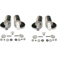 2er-Pack traditionelles und modernes Toilettensitz-Ersatzset mit Schnellverschluss-Scharnieren mit Soft-Close-Funktion, Top Fix-Scharniere 2er-Pack traditionelles und modernes Toilettensitz-Ersatzset mit Schnellverschluss-Scharnieren mit Soft-Close-Funktion, Top Fix-Scharniere von AIPERQ