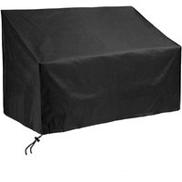 3-Sitzer-Gartenbank-Abdeckung, wasserdichte Outdoor-Bank-Abdeckung aus 210D Oxford-Gewebe (69 x 49 x 155 cm) von AIPERQ