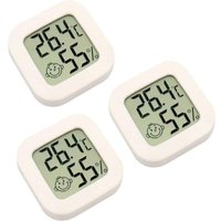 3 Stück Mini-Digital-Innenthermometer, Hygrometer, Luftfeuchtigkeit, Temperatur, LCD-Display, Bluetooth-Funksensor, Thermometer für Zuhause, Büro, 3 Stück Mini-Digital-Innenthermometer, Hygrometer, Luftfeuchtigkeit, Temperatur, LCD-Display, Bluetooth-Funksensor, Thermometer für Zuhause, Büro, von AIPERQ
