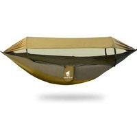 3-in-1-Hängematte für den Außenbereich mit Sonnenschutzplane, wasserdichte und langlebige Nylon-Hängematte mit Moskitonetz, Doppelschlafplatz, von AIPERQ