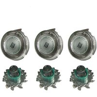 3-teilige Ersatzklingenköpfe für Rasierer für Philips RQ11 Dual Precision 3-teilig, Modell: 3-teilig von AIPERQ