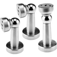 3er-Set magnetische Türstopper – starker Magnetismus – sichert die Tür an Wand und Boden – verhindert das Zuschlagen der Wand – Edelstahl von AIPERQ