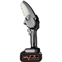 4 Zoll kabellose, tragbare elektrische Mini-Kettensäge mit wiederaufladbarem Akku – zum Holzschneiden, für Gartenarbeiten und zum Trimmen – 36 V von AIPERQ