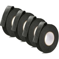 4-teiliges hochwertiges Auto-Gewebeband, flammhemmendes schwarzes isolierendes Hochtemperatur-Auto-Gewebeband für Autos, hohe Klebekraft für von AIPERQ