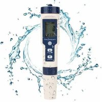 5-in-1-Multifunktions-Wassertester, digitales TDS/EC/Salzgehalt/PH/Temperaturmessgerät für Trinkwasser, Pool, Aquarium, Fischtank und Hydrokultur von AIPERQ