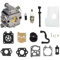 AIPERQ MS170 MS180 C1Q-S57A Vergaser-Kit für STIHL 017 018 MS 170 180 180C MS170 MS180 MS170C MS180C Kettensäge/Rasenmäher mit Luftfilter-Tune-Up-Kit AIPERQ MS170 MS180 C1Q-S57A Vergaser-Kit für STIHL 017 018 MS 170 180 180C MS170 MS180 MS170C MS180C Kettensäge/Rasenmäher mit Luftfilter-Tune-Up-Kit von AIPERQ