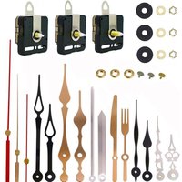 AIPERQ Quarz-Wanduhr-Bewegungsmechanismen, batteriebetriebenes Uhrmotor-Set, 3-teilig von AIPERQ