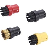Accesorios de limpieza, paquete de 4 cepillos de limpieza a vapor, juego de cepillos redondos, accesorios de limpieza a vapor, para Kärcher SC1 SC2 von AIPERQ