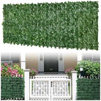1 x 3 m künstliche Hecke – künstliche Laubzaundekoration, Diebstahlschutzzaun für Balkonzäune im Innen- und Außenbereich 1 x 3 m künstliche Hecke – künstliche Laubzaundekoration, Diebstahlschutzzaun für Balkonzäune im Innen- und Außenbereich von AIPERQ