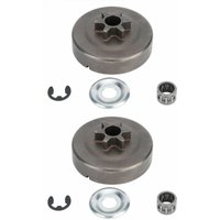 Aiperq - 2er Set Kupplungstrommel Kettenrad für stihl Kettensäge 017 018 021 023 025 MS170 MS180 MS210 MS230 MS250 1123 640 2003 von AIPERQ
