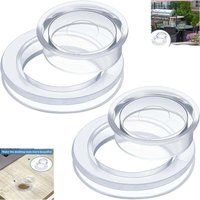 Aiperq - 3er-Pack Terrassentisch-Schirmringe und Kappen-Set, dickere Löcher, Ringstopfen und Kappen-Set für Regenschirme in Standardgröße Aiperq - 3er-Pack Terrassentisch-Schirmringe und Kappen-Set, dickere Löcher, Ringstopfen und Kappen-Set für Regenschirme in Standardgröße von AIPERQ