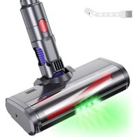Bürste kompatibel mit Dyson Staubsaugern V7 V8 V10 V11 V15, Direktantrieb-Ersatzbürstenkopfaufsatz mit 4 LED-Leuchten für Hartböden, Teppiche und Bürste kompatibel mit Dyson Staubsaugern V7 V8 V10 V11 V15, Direktantrieb-Ersatzbürstenkopfaufsatz mit 4 LED-Leuchten für Hartböden, Teppiche und von AIPERQ