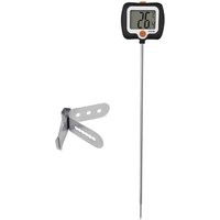 Aiperq - Digitales Zuckerthermometer mit Topfclip, Ölthermometer aus Edelstahl, 180° drehbare Sonde, elektronische Anzeige zum Kochen, Grillen und von AIPERQ