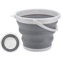 Faltbarer Eimer aus Silikon – 10-Liter-Eimer mit Griff – Multifunktions-Falteimer für Camping, Wäschewaschen, Fensterputzen und Outdoor-Aktivitäten von AIPERQ