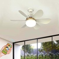 Aiperq - Kleiner Ventilator-Kronleuchter, E27-Schraube, 40 w, multifunktionaler, leiser kleiner Kronleuchter, Deckenventilator für Kinderzimmer, von AIPERQ