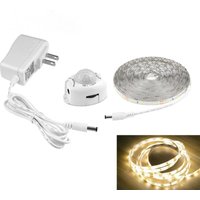 LED-Lichtstreifen mit Bewegungsmelder, selbstklebender flexibler LED-Streifen, wasserdicht IP65 mit 12-V-Stromversorgung, Lichtleiste für von AIPERQ