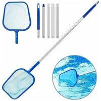 Pool-Skimmer, Laubreinigungsset, Poolkescher mit 120 cm Teleskopstange, feinmaschiges Pool-Skimmernetz für Whirlpool, Schwimmbecken, Spa, Gartenteich von AIPERQ