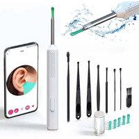 Hd 1080P 3,6 mm IP67 Digitales Otoskop – Wasserdichte Ohrinspektionskamera mit 6 LEDs – Kompatibel mit iOS Android Smartphone/Tablet – von AIPERQ